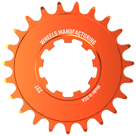 Wheels Manufacturing SOLO-SPEED Cog - 23t Fits SOLO-SPLINE SOLO-XD kits Orange