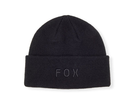 Headwear Fox Racing 25 Wordmark Beanie One Size Black
