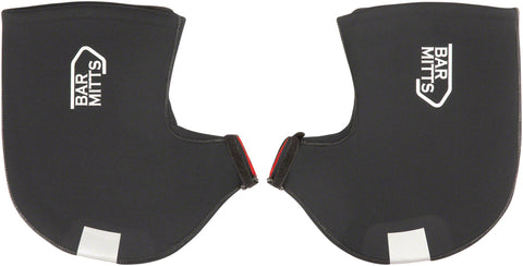 Bar Mitts Road Pogie Handlebar Mittens - Internally Routed Campy/SRAM/Newer Shimano No Zipper XL BLK