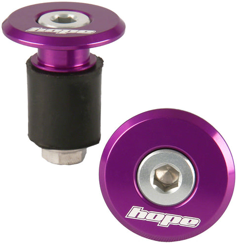 Hope Grip Doctor Bar End Plugs Purple