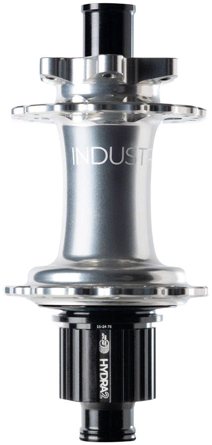 Industry Nine Hydra 2 Classic Rear Hub - 12 x 148mm 6-Bolt Micro Spline Silver 28H