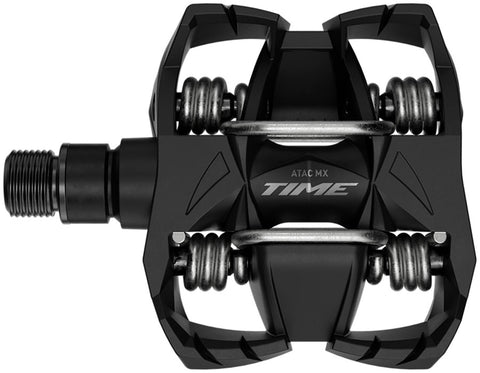 Time MX Pedals - Dual Sided Clipless with Platform Aluminum 9/16" Black C1