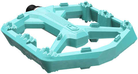 Crankbrothers Stamp 0 Pedals - Platform Aluminum 9/16" Turquoise Large