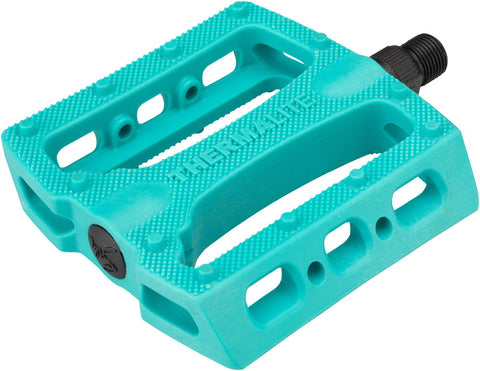 Stolen Thermalite Pedals - Platform Composite/Plastic 9/16" Caribbean Green