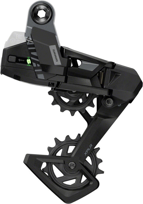 SRAM Rival XPLR AXS Rear Derailleur - For Rival XPLR 1x 13-Speed 46t Max UDH Hangerless Battery Not Included BLK/Silver E1