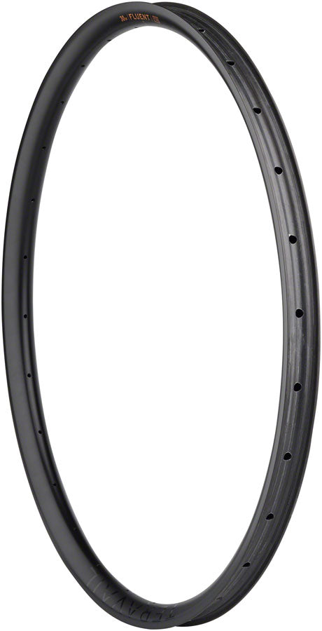 Teravail Fluent Mountain Rim - Front 29" Disc Brake Matte Carbon 28H