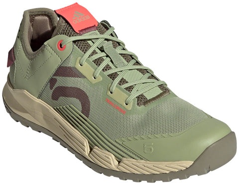 Five Ten Trailcross LT Flat Shoes - Womens Magic Lime/Quiet Crimson/Orbit Green 8.5