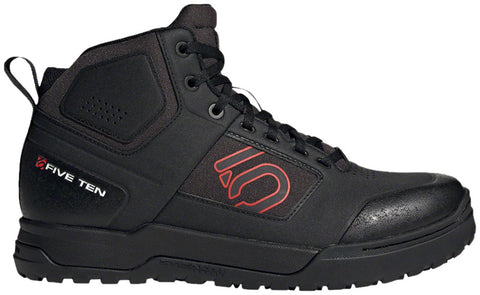 Five Ten Impact Pro Mid Flat Shoes  -  Mens Core Black/Red/Core Black 8.5