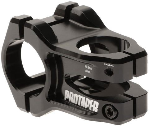 ProTaper Vice Trail Stem - 40mm 31.8mm Clamp +/-0 1 1/8" Aluminum Black