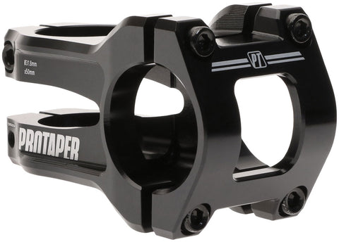 ProTaper Vice Trail Stem - 50mm 31.8mm Clamp +/-0 1 1/8" Aluminum Black