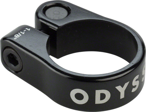 Odyssey Slim Seatpost Clamp - 1-1/8" Bolt-On Black
