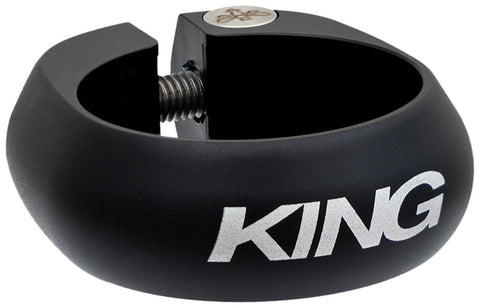 Chris King Seatpost Clamp - 34.9mm Bolt-On Matte Black