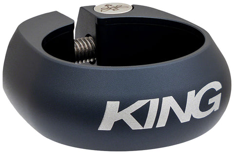 Chris King Seatpost Clamp - 34.9mm Bolt-On Midnight