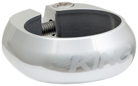 Chris King Seatpost Clamp - 34.9mm Bolt-On Silver