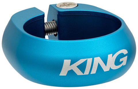 Chris King Seatpost Clamp - 34.9mm Bolt-On Matte Turquoise