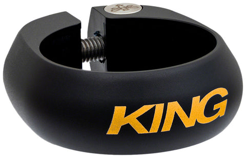 Chris King Seatpost Clamp - 34.9mm Bolt-On Two Tone Black/Gold