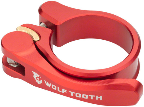 Wolf Tooth Components Quick Release Seatpost Clamp - 34.9mm QR Red