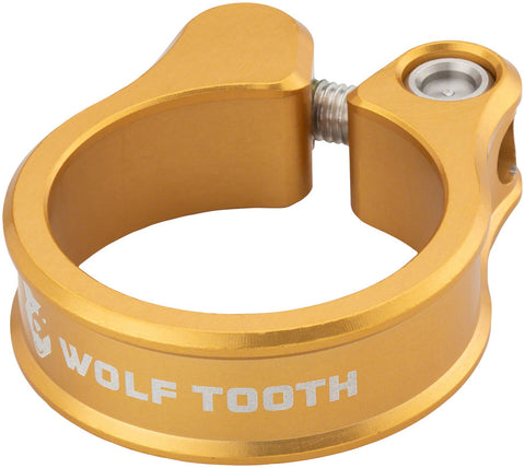 Wolf Tooth Seatpost Clamp - 29.8mm Bolt-On Gold