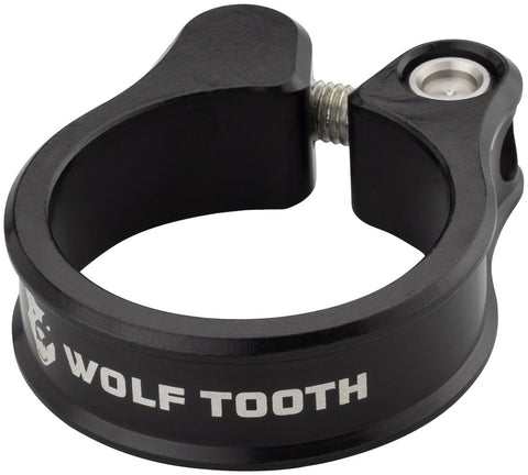 Wolf Tooth Seatpost Clamp - 28.6mm Bolt-On Black