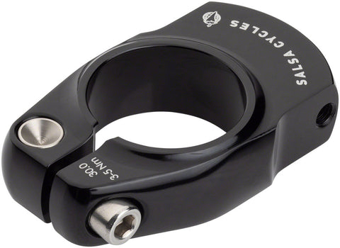 Salsa Rack-Lock Seatpost Clamp - 30.0mm Bolt-On Black