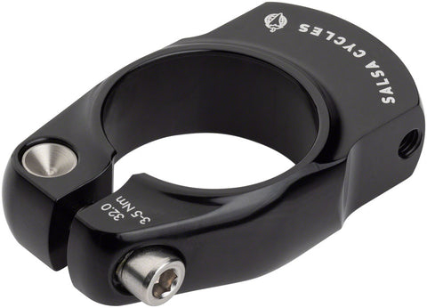 Salsa Rack-Lock Seatpost Clamp - 32.0mm Bolt-On Black