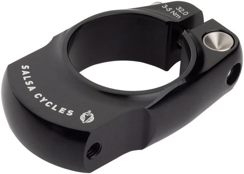 Salsa Rack-Lock Seatpost Clamp - 32.0mm Bolt-On Black