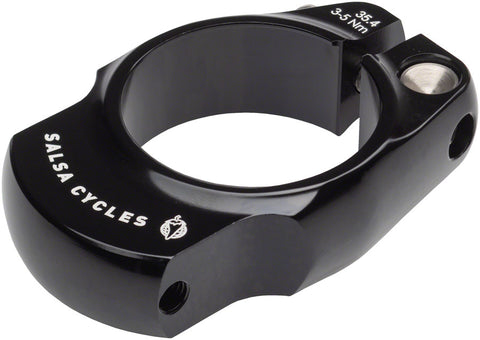 Salsa Rack-Lock Seatpost Clamp - 35.4mm Bolt-On Black