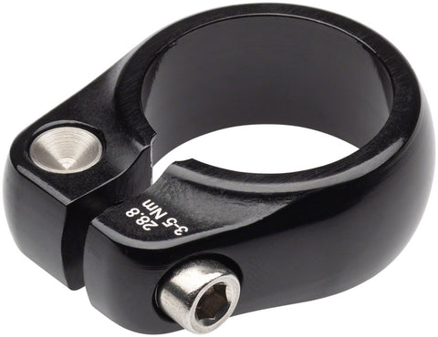 Salsa Lip-Lock Seatpost Clamp - 28.8mm Bolt-On Black