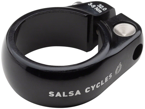Salsa Lip-Lock Seatpost Clamp - 32.0mm Bolt-On Black
