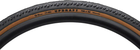 Teravail Updraft Tire - 700 x 40 Tubeless Folding Tan Light Supple Fast Compound