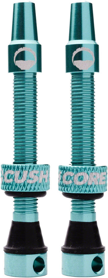 CushCore Tubeless Presta Valve Set - 44mm Turquoise