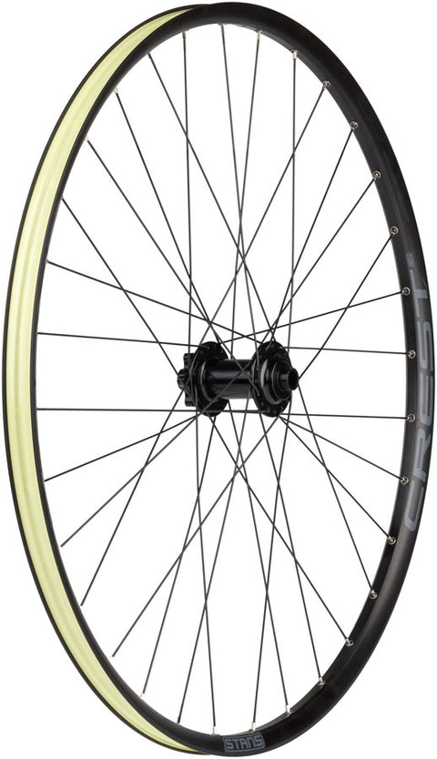 Stans Crest S2 Front Wheel - 29" 15 x 110mm 6-Bolt Black