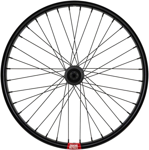 Stolen Rampage Pro Street Front Wheel - 20" 3/8" x 100mm Brakeless Black
