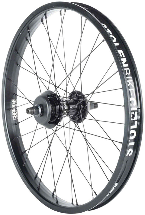 Stolen Rampage Pro Rear Wheel - 20" 14 x 110mm Rim Brake Freecoaster BLK 9T LHD
