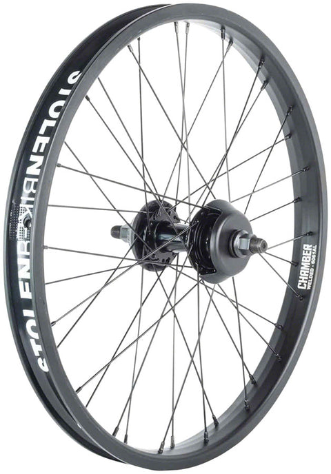 Stolen Rampage Pro Rear Wheel - 20" 14 x 110mm Rim Brake Cassette BLK 9T LHD