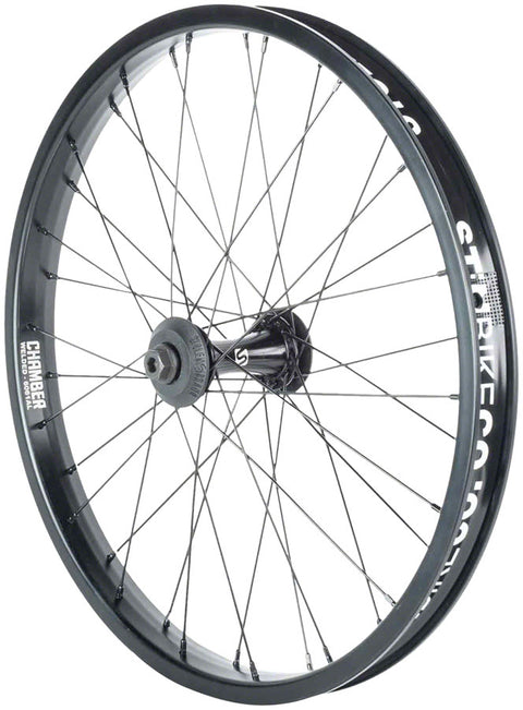 Stolen Rampage Pro Front Wheel - 20" 3/8" x 100mm Rim Brake Black