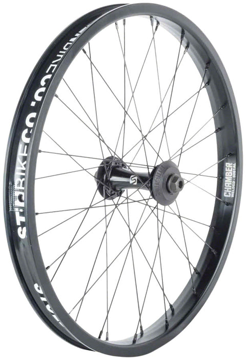 Stolen Rampage Pro Front Wheel - 20" 3/8" x 100mm Rim Brake Black
