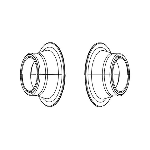 Zipp 77 Disc Conversion Caps for Front 100 x 15mm Thru Axle
