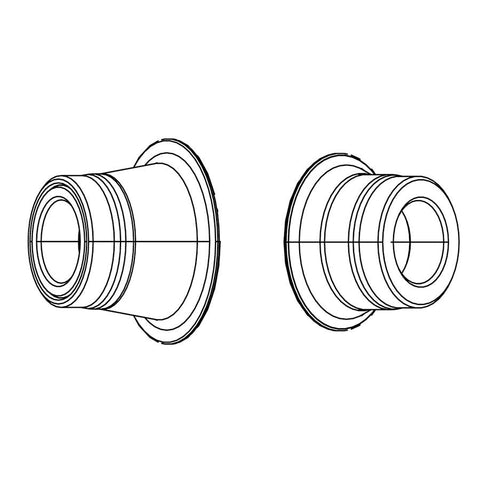 Zipp Conversion Caps 177 Disc Hub for Rear 12mm x 142mm Thru Axle