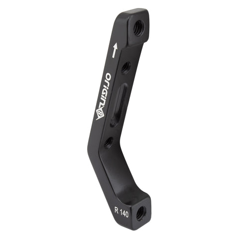Origin8 Vise Flat Mount to Post Mount Disc Adapter RR 140mm/160mm Flat Mount Post Mount Black +0mm