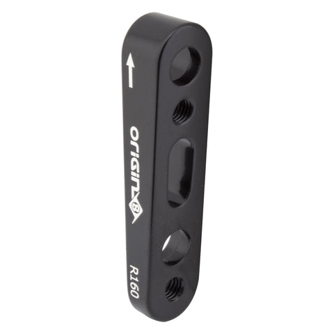 Origin8 Vise Flat Mount Disc Adapter RR Flat Mount Flat Mount Black +20mm