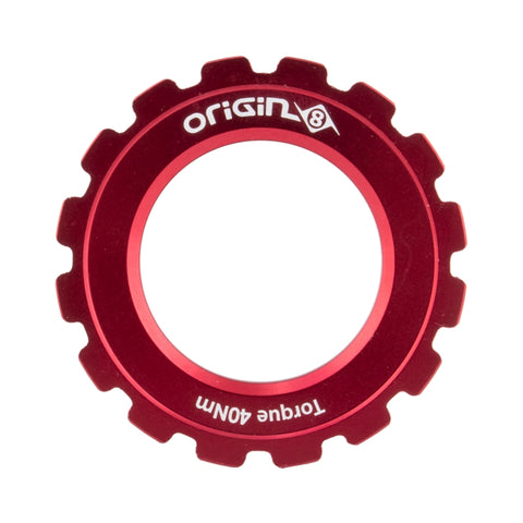 Origin8 CenterLock Disc Lockring Red Rotor
