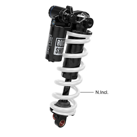 RockShox Super Deluxe Ultimate Coil RC2T Rear shock 185x52.5 Shaft Eyelet: Standard Body Eyelet: Trunnion Linear Reb/Low Comp Adj Hydraulic Bottom Out 320lb Threshold