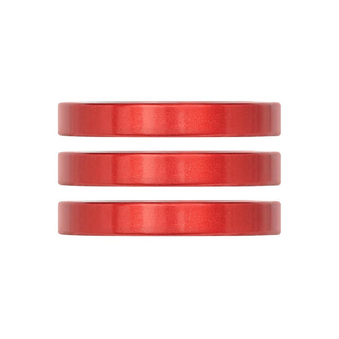 Industry Nine iRiX Headset Spacer 1-1/8 Height: 5mm Aluminum Red 3pcs