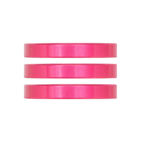 Industry Nine iRiX Headset Spacer 1-1/8 Height: 5mm Aluminum Pink 3pcs