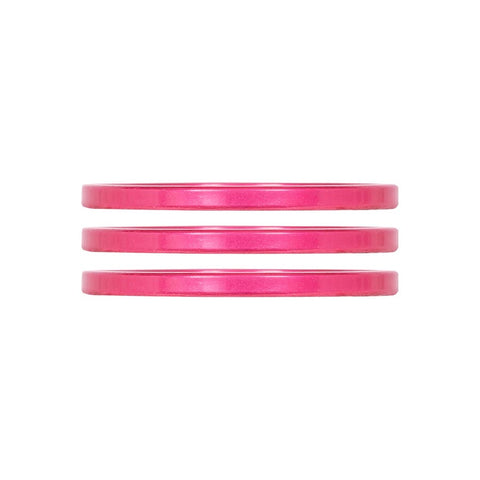 Industry Nine iRiX Headset Spacer 1-1/8 Height: 2.5mm Aluminum Pink 3pcs