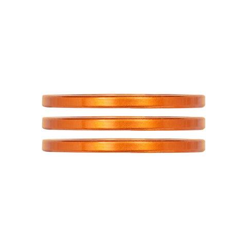 Industry Nine iRiX Headset Spacer 1-1/8 Height: 2.5mm Aluminum Orange 3pcs