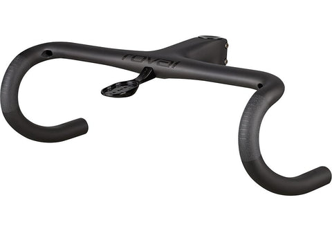 Specialized Roval Alpinist Ii Cockpit Satin Carbon/Gloss Black 130Mm X 400Mm 4 Flare