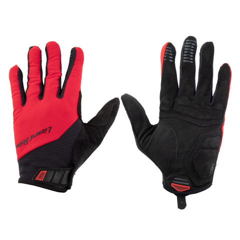 Lizard Skins Monitor Traverse Full Finger Gloves Crimson Red M Pair