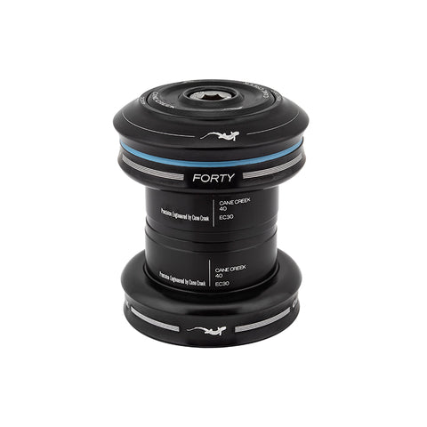 Cane Creek 40 EC30/25.4 / EC30/26 Headset 1" Straight Steerer Black